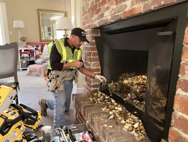 Safe screening installation by South Euclid Chimney Sweep in South Euclid, OH