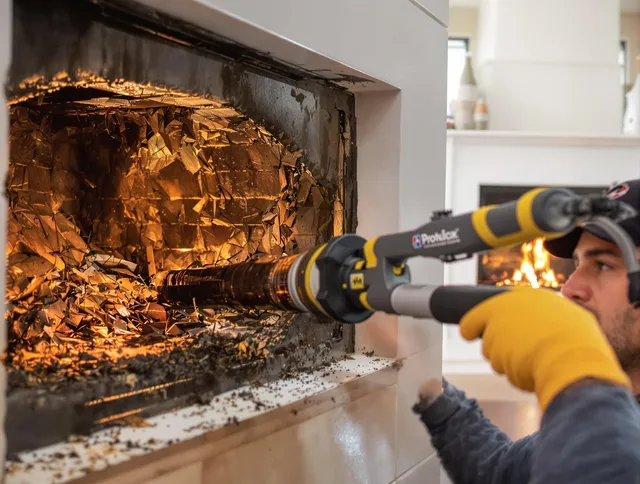 Professional chimney cleaning by South Euclid Chimney Sweep in South Euclid, OH