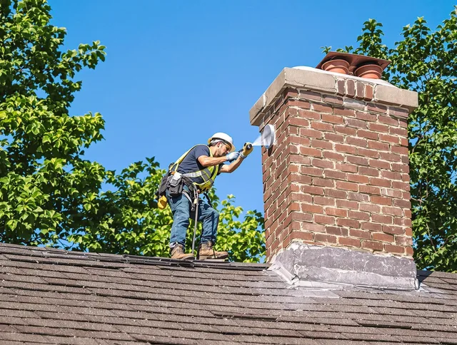 South Euclid Chimney Sweep performing an inspection with advanced tools in South Euclid, OH