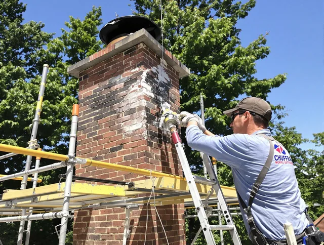 Structural chimney repair by South Euclid Chimney Sweep in South Euclid, OH