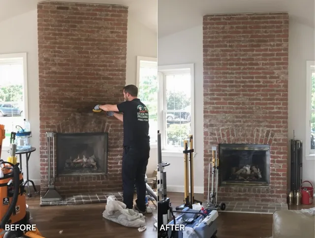 Finished chimney sweeping service by South Euclid Chimney Sweep in South Euclid, OH