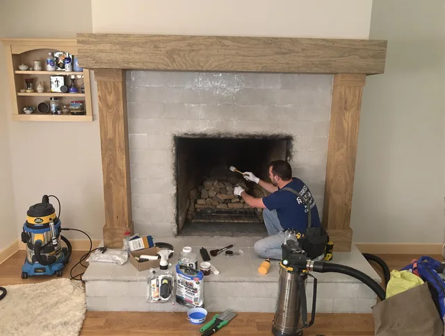 Detailed creosote removal process by South Euclid Chimney Sweep in South Euclid, OH