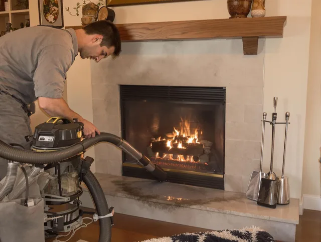Routine fireplace upkeep by South Euclid Chimney Sweep in South Euclid, OH