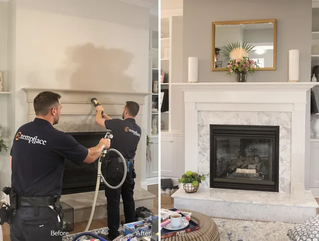 Professional soot removal by South Euclid Chimney Sweep team in South Euclid, OH